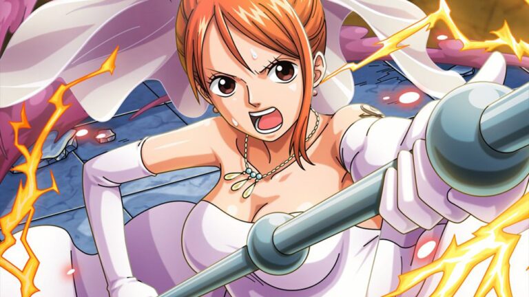 ONE PIECE: a cosplay version of the bride Nami from Thriller Bark ONE PIECE: a cosplay version of the bride Nami from Thriller Bark