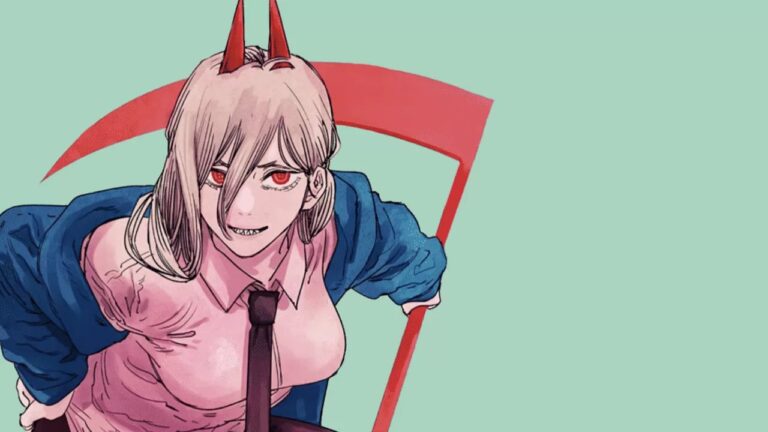 Chainsaw Man: a power cosplay ready to mow you down with his blood art Chainsaw Man: a power cosplay ready to mow you down with his blood art