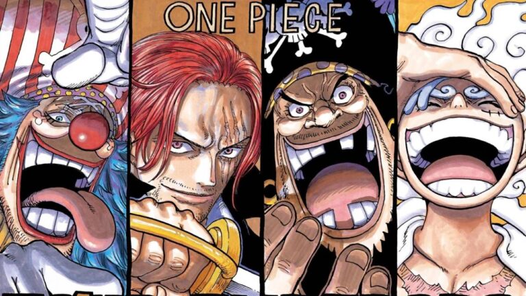 The Four Emperors on the cover of ONE PIECE Vol. 105 The Four Emperors on the cover of ONE PIECE Vol. 105