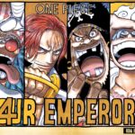 ONE PIECE: here is the cover of volume 105, which reunites the Four Emperors ONE PIECE: here is the cover of volume 105, which reunites the Four Emperors
