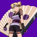 Naruto: a cosplay of Temari from Shippuden with his huge fan Naruto: a cosplay of Temari from Shippuden with his huge fan