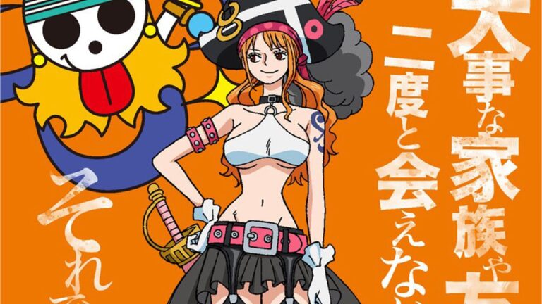 A cosplay of Nami from ONE PIECE: RED in a real pirate look