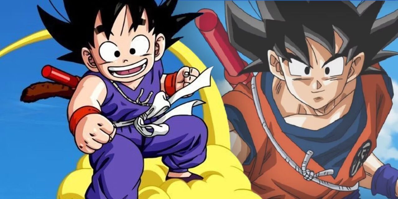 Dragon Ball: Adult Goku And The Iconic Golden Cloud In The Character ...