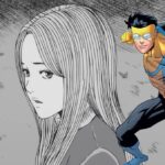 Invincible meets Uzumaki: The Horror by Junji Ito in a crossover illustration Invincible meets Uzumaki: The Horror by Junji Ito in a crossover illustration
