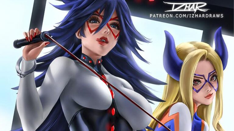 My Hero Academia: a double cosplay with Midnight and Mount Lady with a dangerous charm My Hero Academia: a double cosplay with Midnight and Mount Lady with a dangerous charm