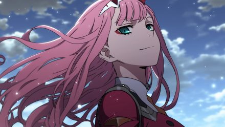 Zero Two crushes everyone as the pink hair queen in the anime Zero Two crushes everyone as the pink hair queen in the anime