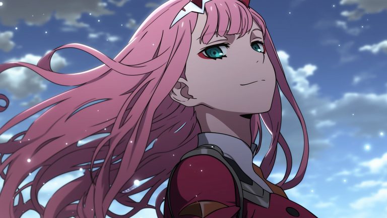 Zero Two crushes everyone as the pink hair queen in the anime Zero Two crushes everyone as the pink hair queen in the anime